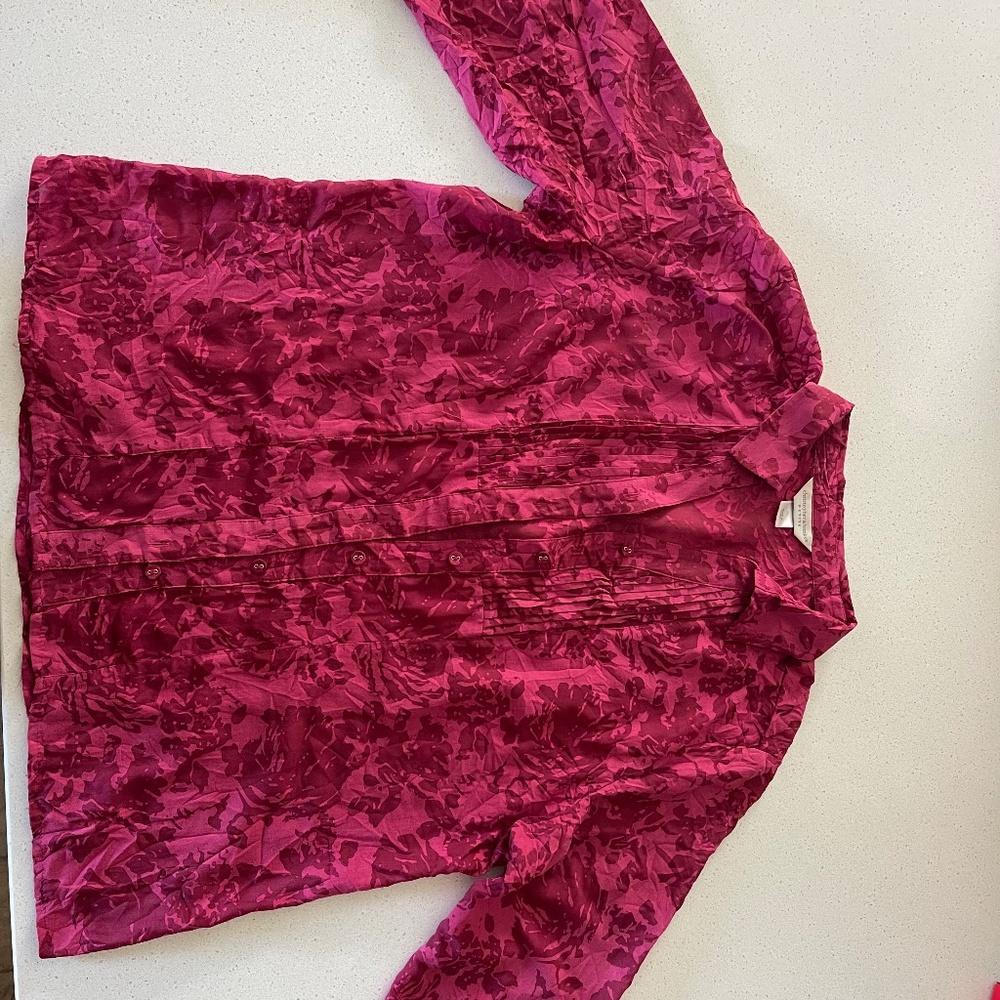 Pink floral patterned Blouse